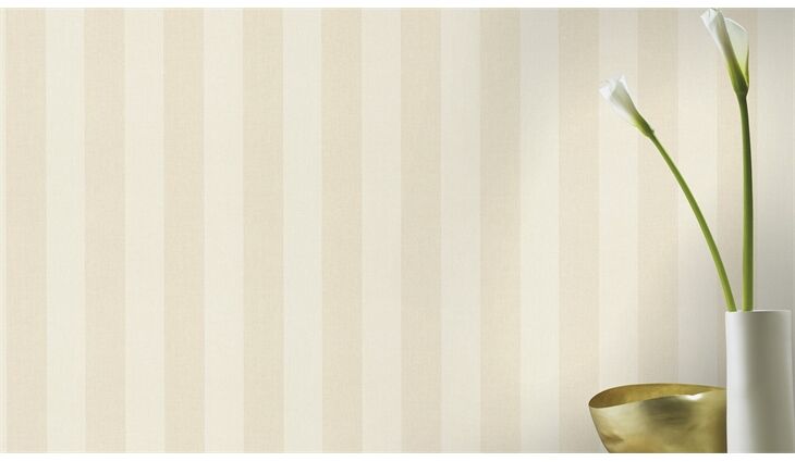 Rasch Vliestapete 424102 Poetry Streifen beige