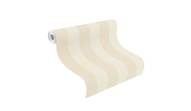 Rasch Vliestapete 424102 Poetry Streifen beige